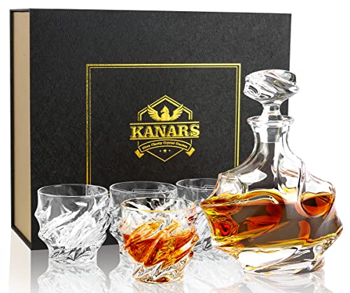 KANARS 25 Oz Decanter Carafe (5-Piece)