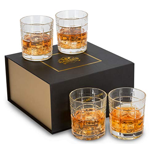 KANARS Old Fashioned Glasses Set of 4