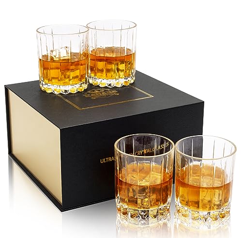 KANARS Premium Rocks Glasses Set of 4