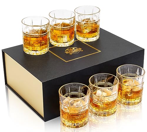 KANARS Premium Rocks Glasses Set of 6