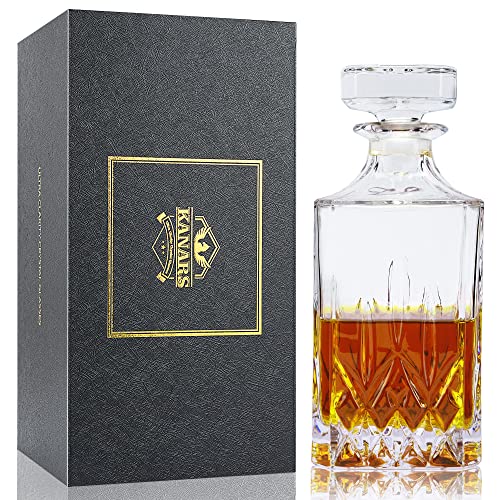 KANARS Sophisticated Scotch Decanter